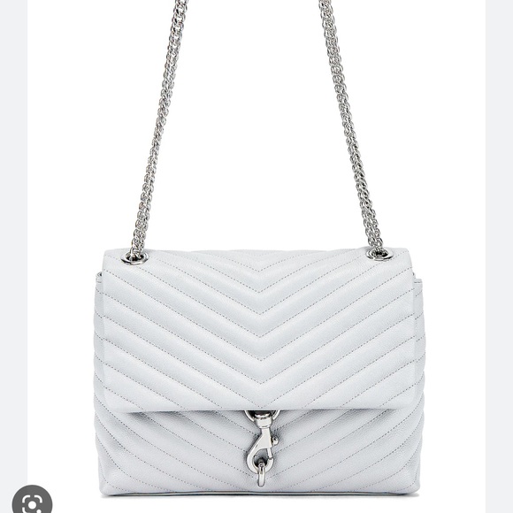 Rebecca Minkoff Bags Rebecca Minkoff Edie Flap Shoulder Bag In Ice